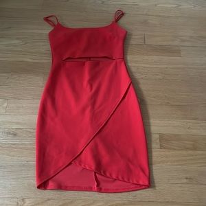 Lulus red mini dress